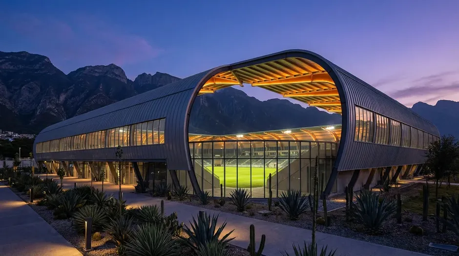 Estadio BBVA i Monterrey, Mexiko — arenan för Sveriges VM-premiär 2026